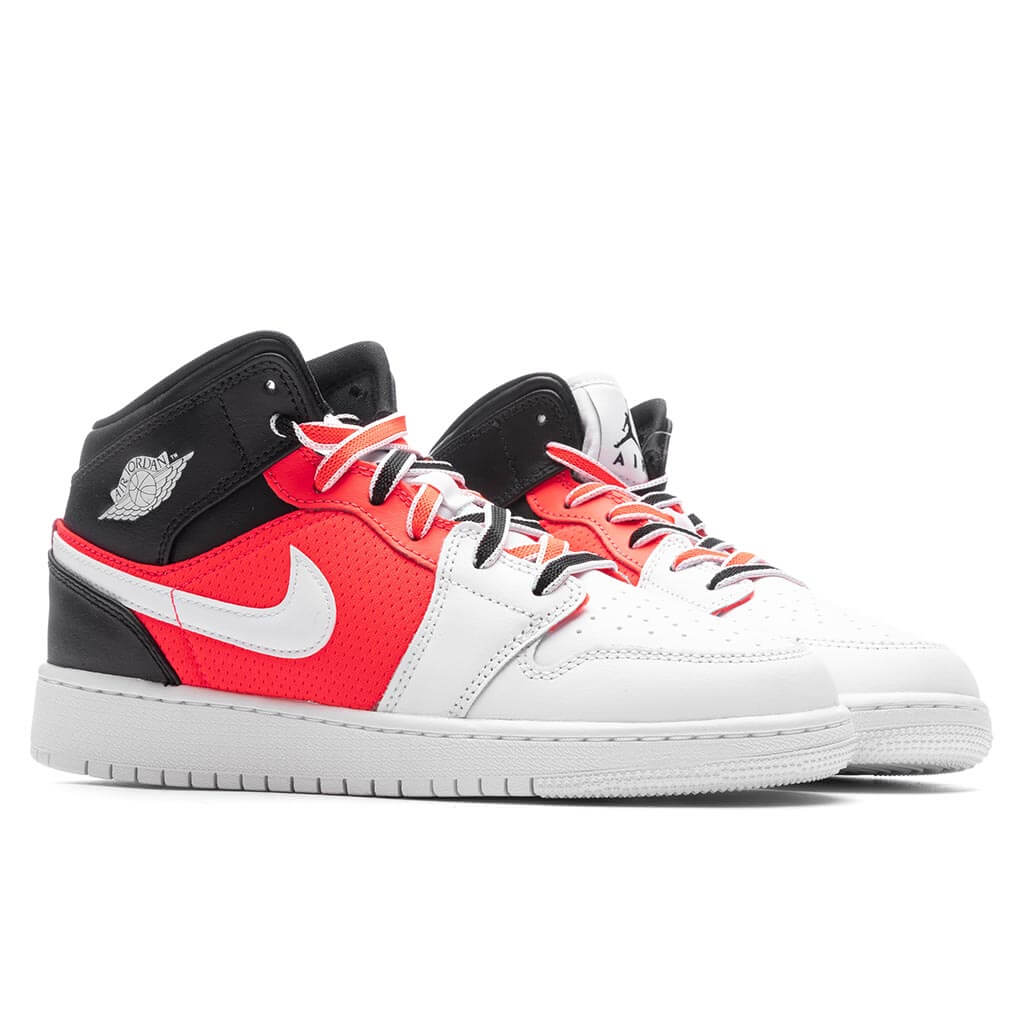 1 Mid SE (GS) - Black/White/Infrared, , large image number null