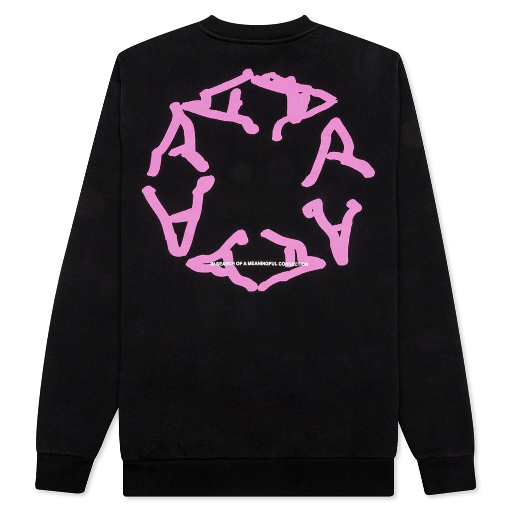 Melt Circle Logo L/S Tee - Black