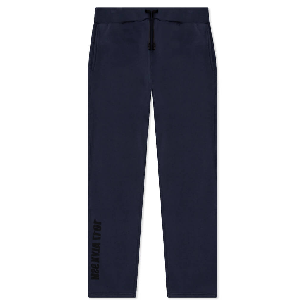 Mirrored Logo Pants - Navy