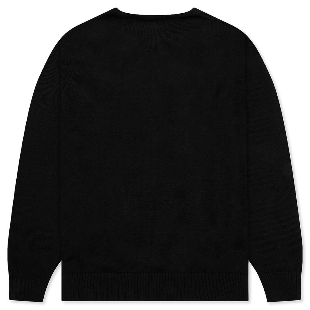 Arch Logo Crewneck Sweater - Black