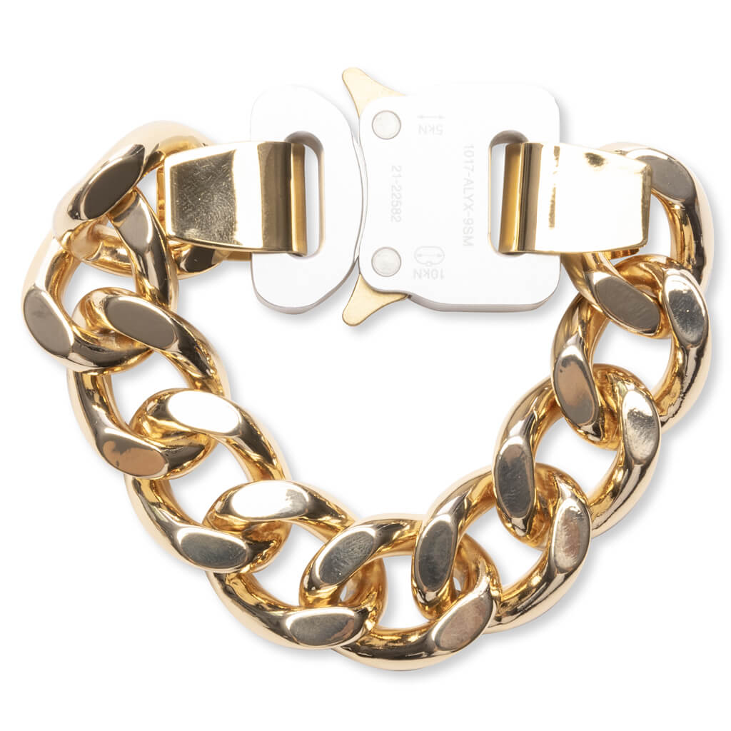 Bracelet with Buckle - Gold Shiny