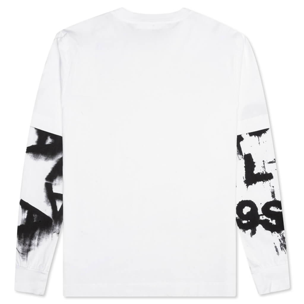 Graphic L/S T-Shirt - White
