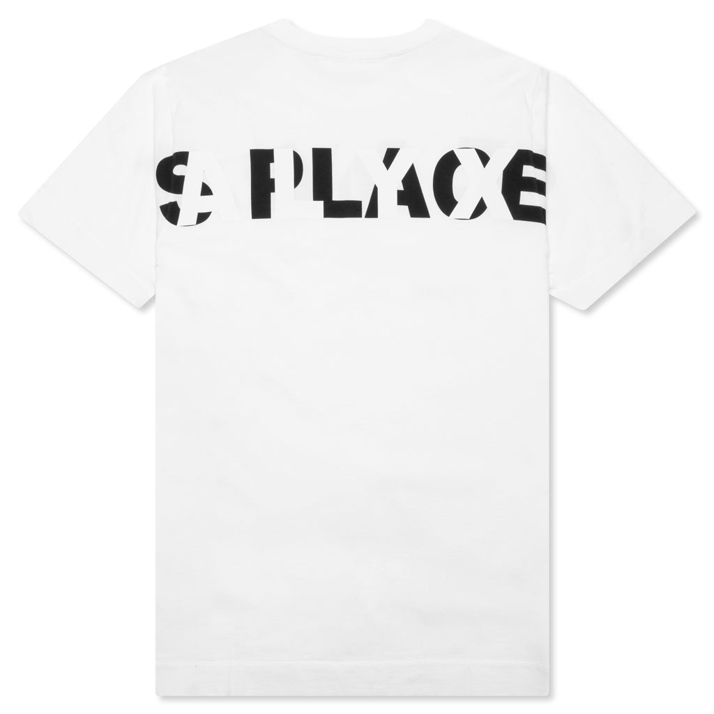 Inverted Logo S/S Tee - White