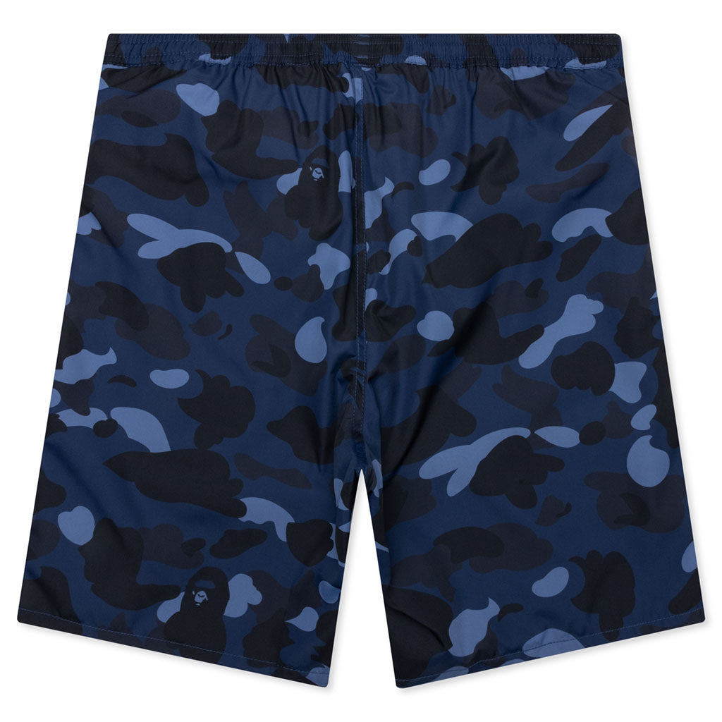 Color Camo Shark Reversible Shorts - Navy, , large image number null