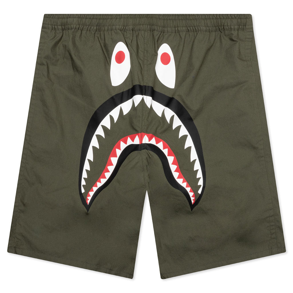 Color Camo Shark Reversible Shorts - Navy