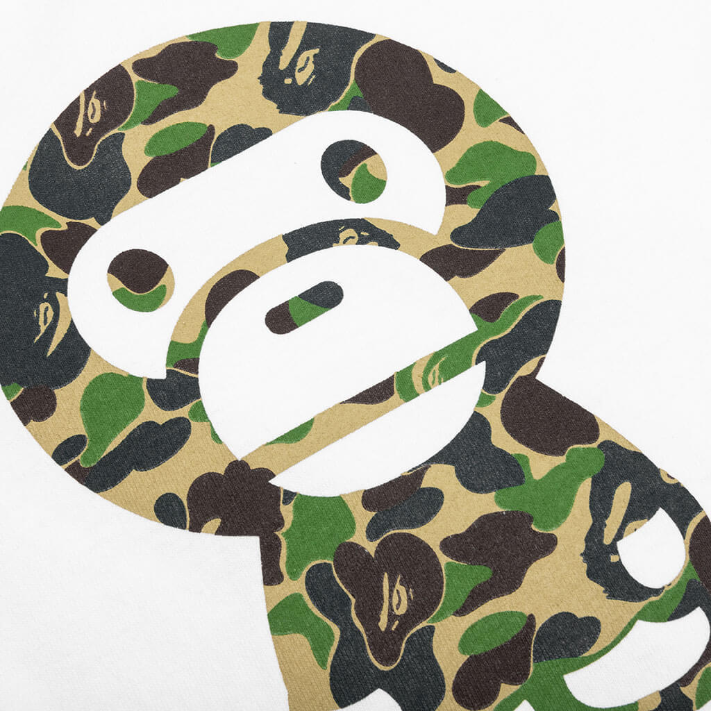 Kids Abc Camo Baby Milo Tee - White, , large image number null