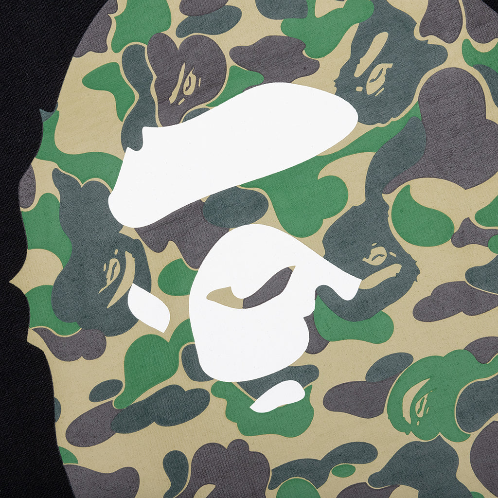 Kid's ABC Camo Big Ape Head Tee - Black/Green, , large image number null