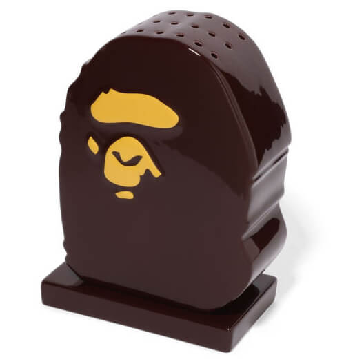 Ape Head Incense Holder - Brown