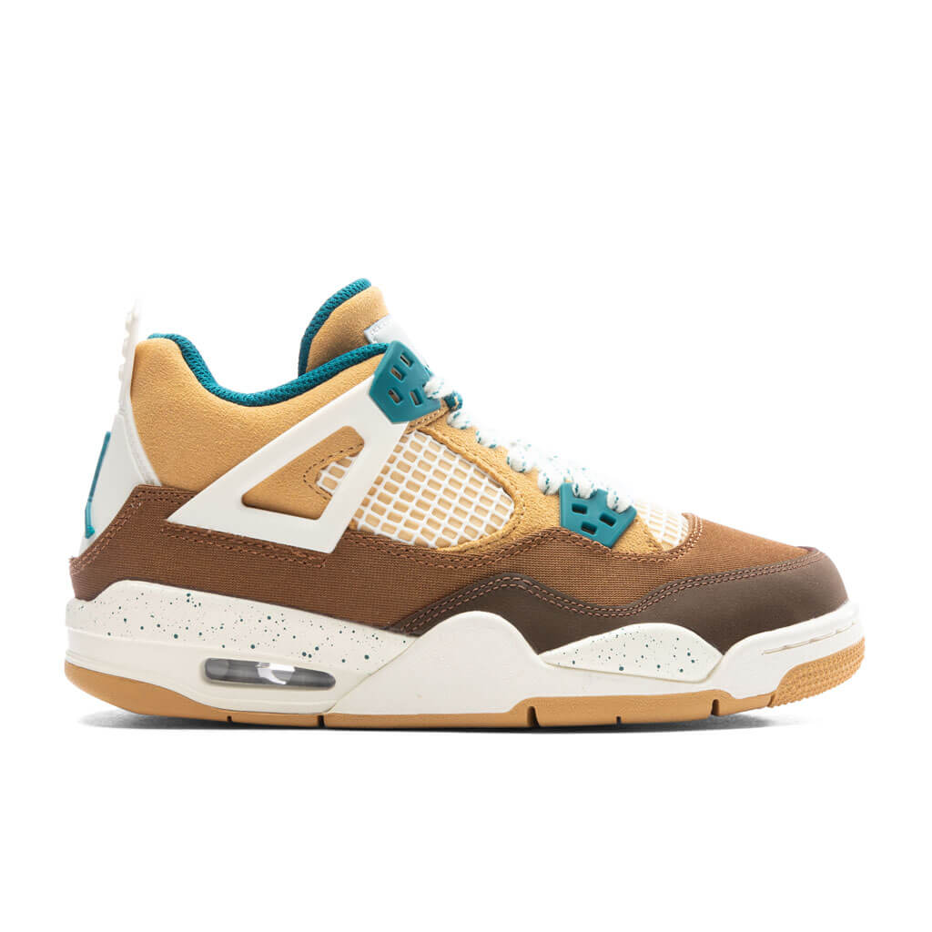 Air Jordan 4 Retro (GS) 'Cacao Wow' - Cacao Wow/Geode Teal/Ale Brown