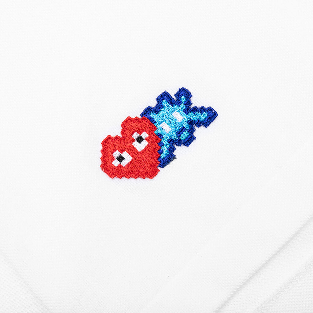 Comme des Garcons PLAY x the Artist Invader Polo - White, , large image number null
