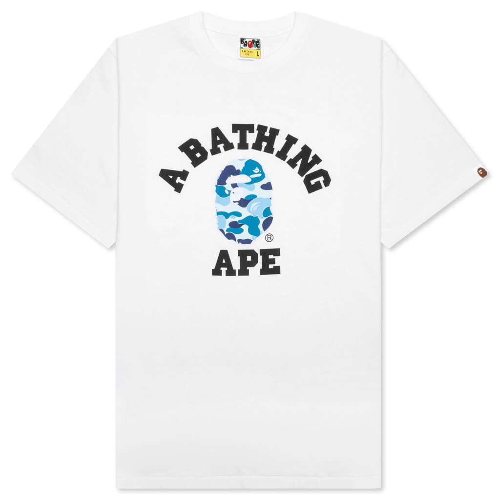 ABC Camo College Tee - White/Blue, , large image number null