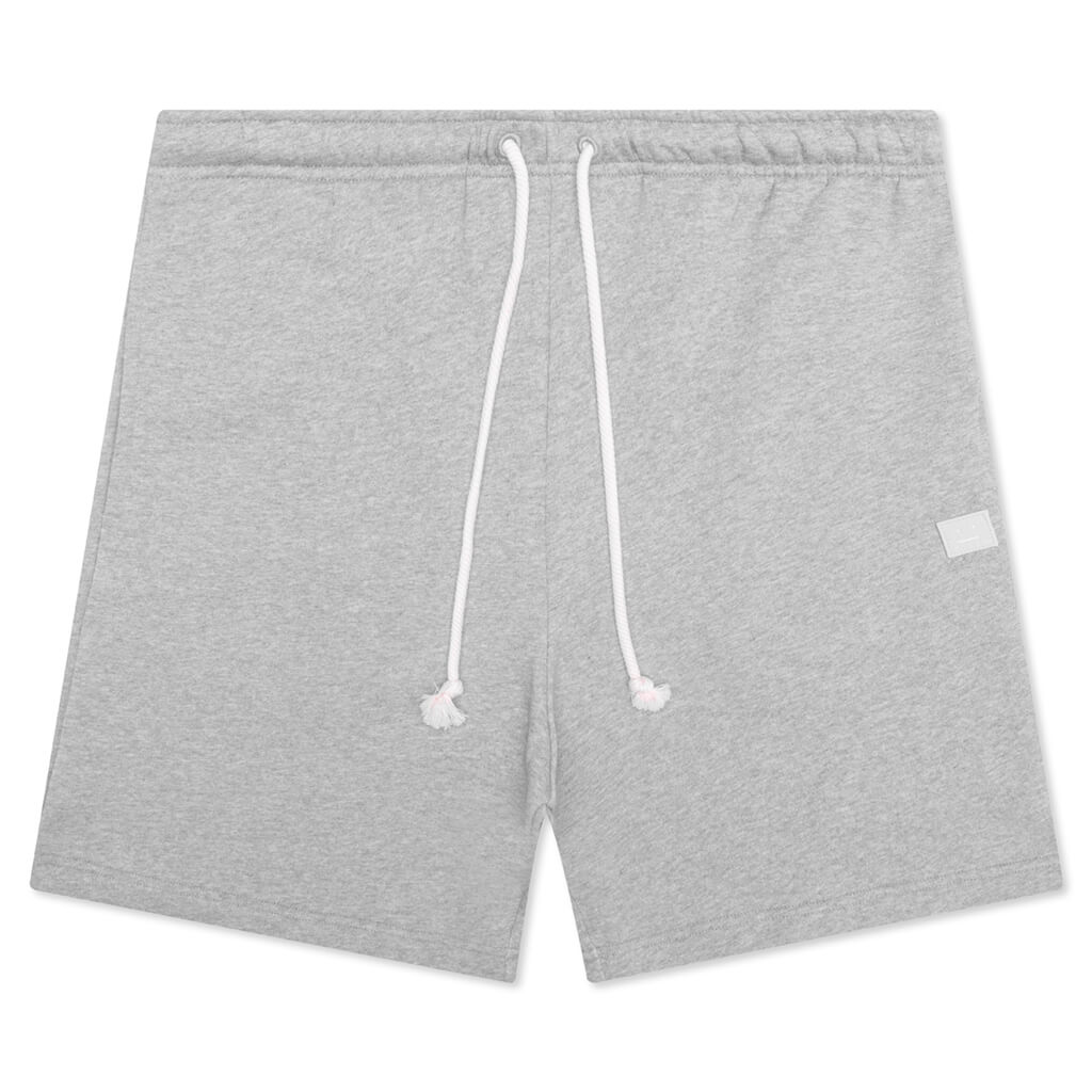 Acne Fleece Shorts - Light Grey/Melange, , large image number null
