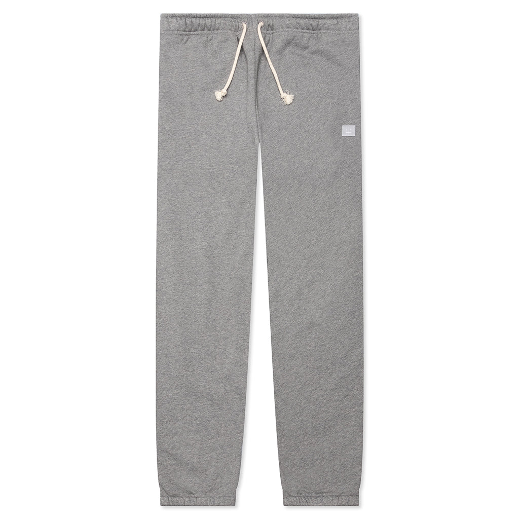 Cotton Sweatpants - Light Grey Melange