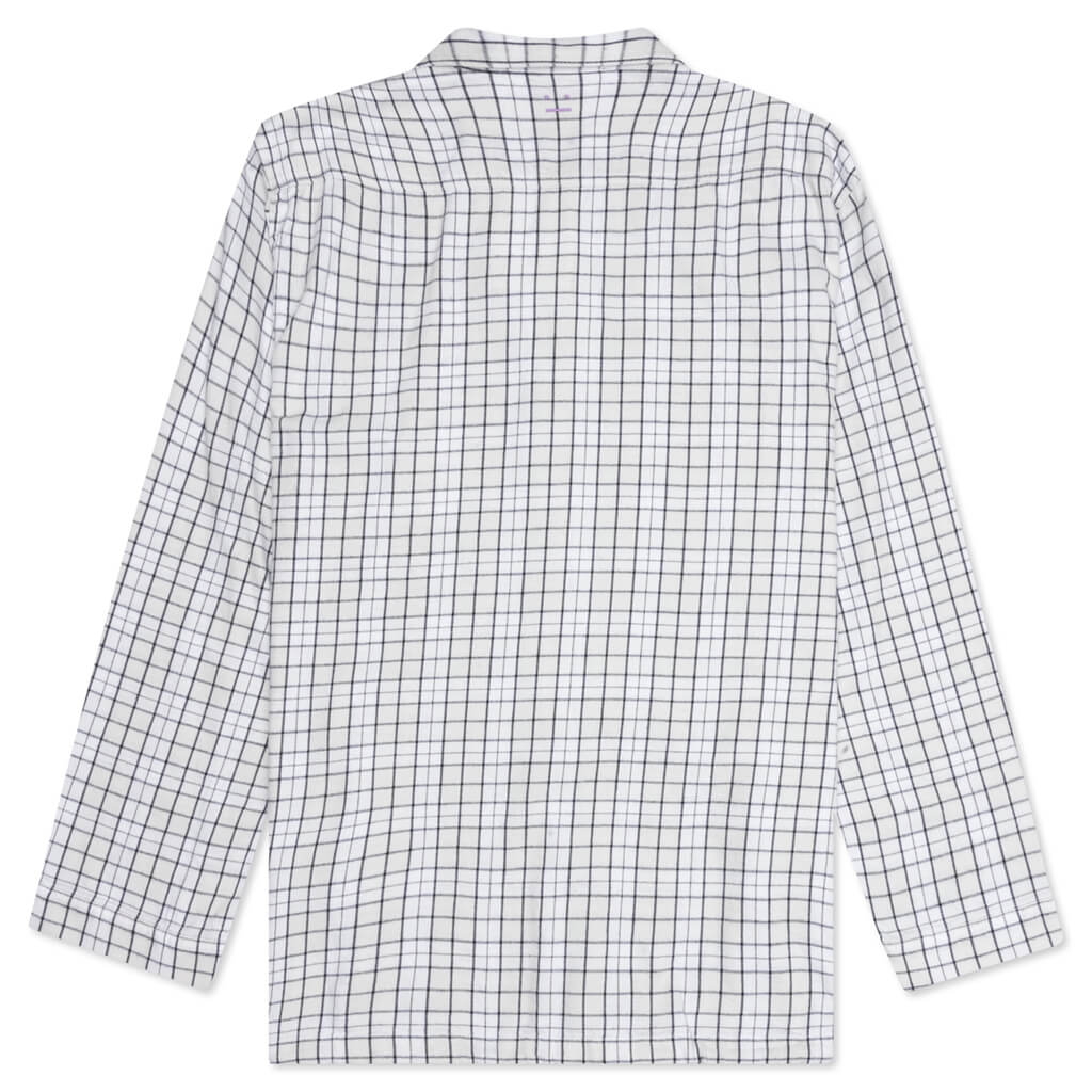 Flannel Shirt - White/Black