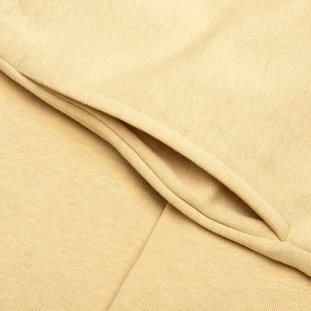 Fleece Sweatpants - Pale Yellow/Melange, , large image number null