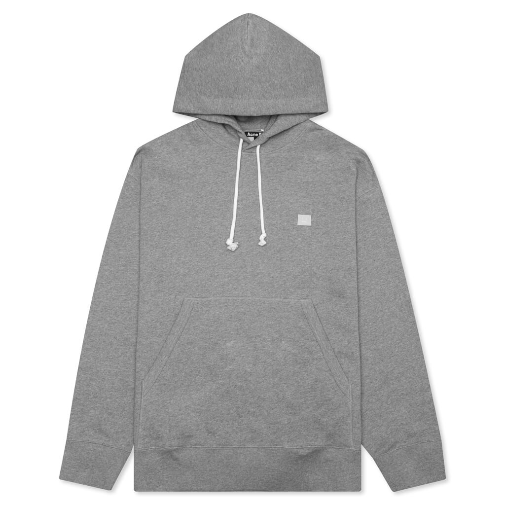 Fonbar Face Hooded Sweatshirt - Light Grey Melange, , large image number null