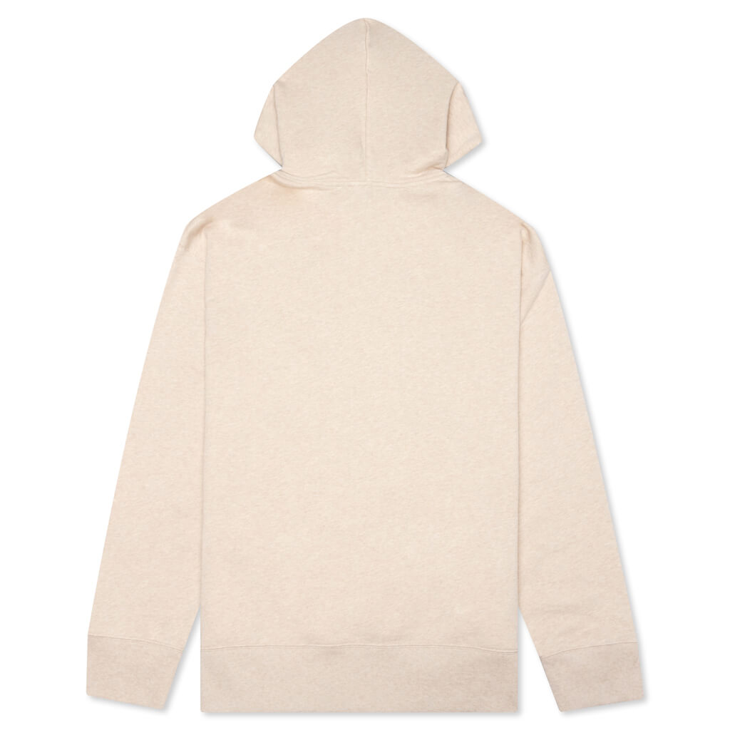 Fonbar Face Hooded Sweatshirt - Oatmeal Melange