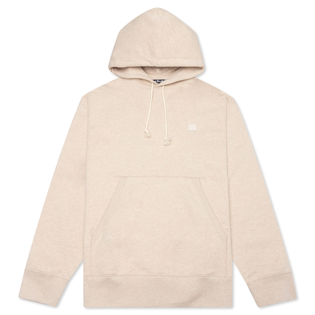 Fonbar Face Hooded Sweatshirt - Oatmeal Melange