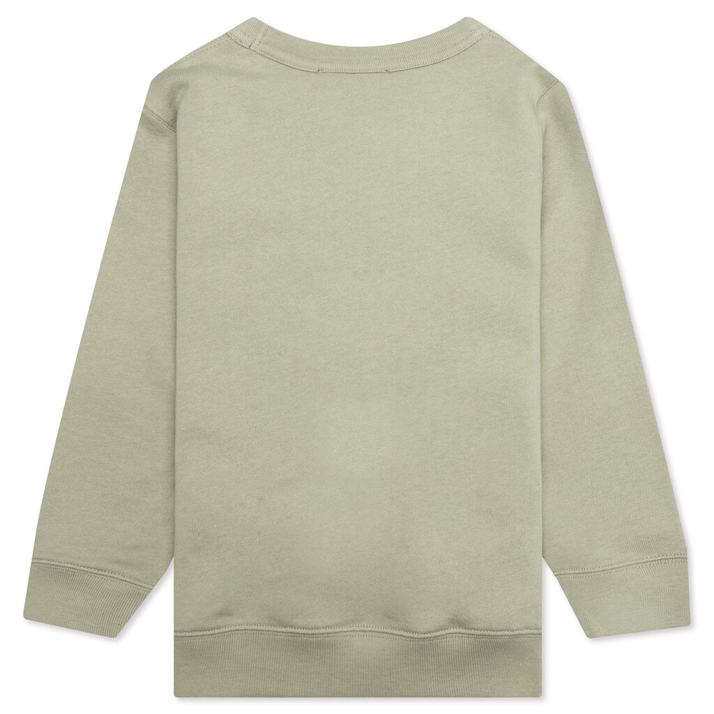 Kid's Crewneck Sweatshirt - Eucalyptus Green