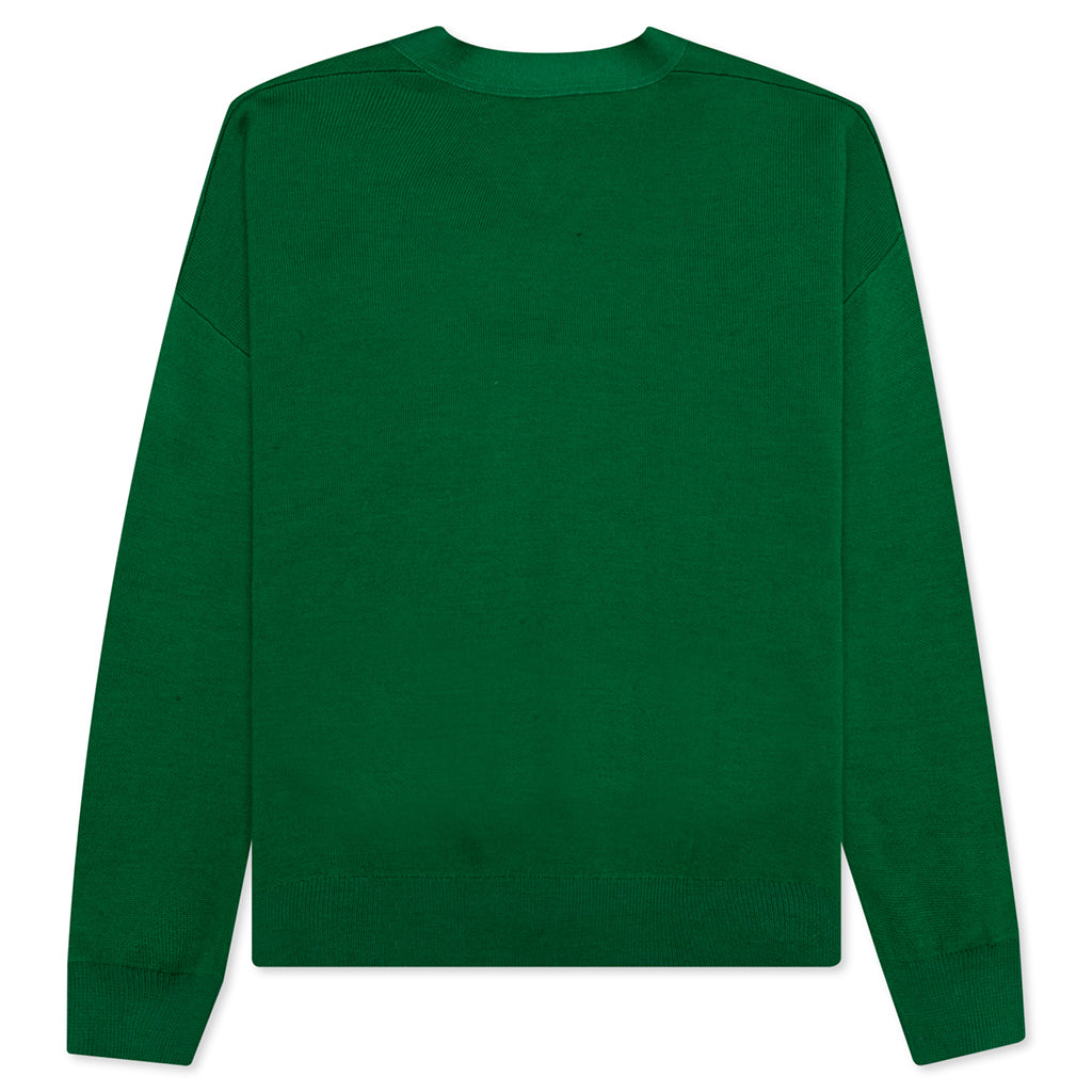 Knitted Crewneck - Electric Green, , large image number null