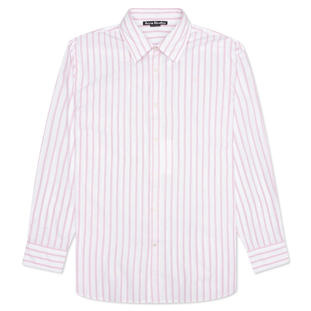 L/S Shirt - White/Pink