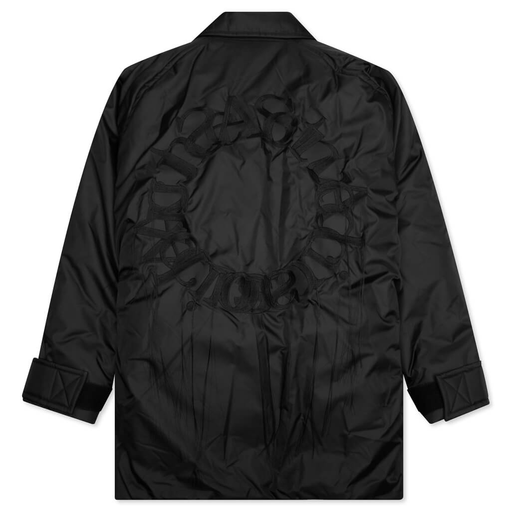 Padded Nylon Jacket - Black