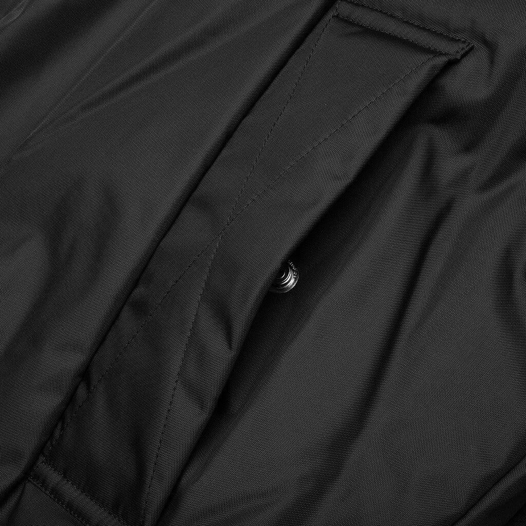 Padded Nylon Jacket - Black, , large image number null