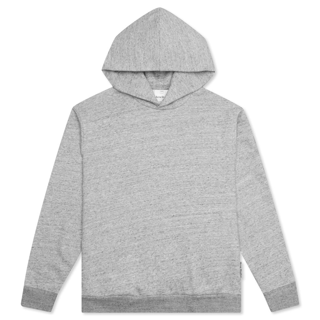 Hooded Sweatshirt - Marble Grey Melange