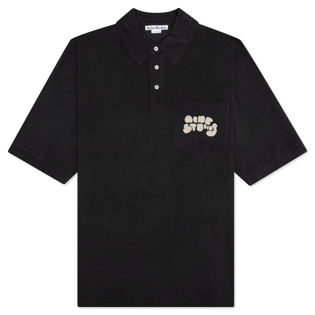 Bubble Logo Polo T-Shirt - Anthracite Grey