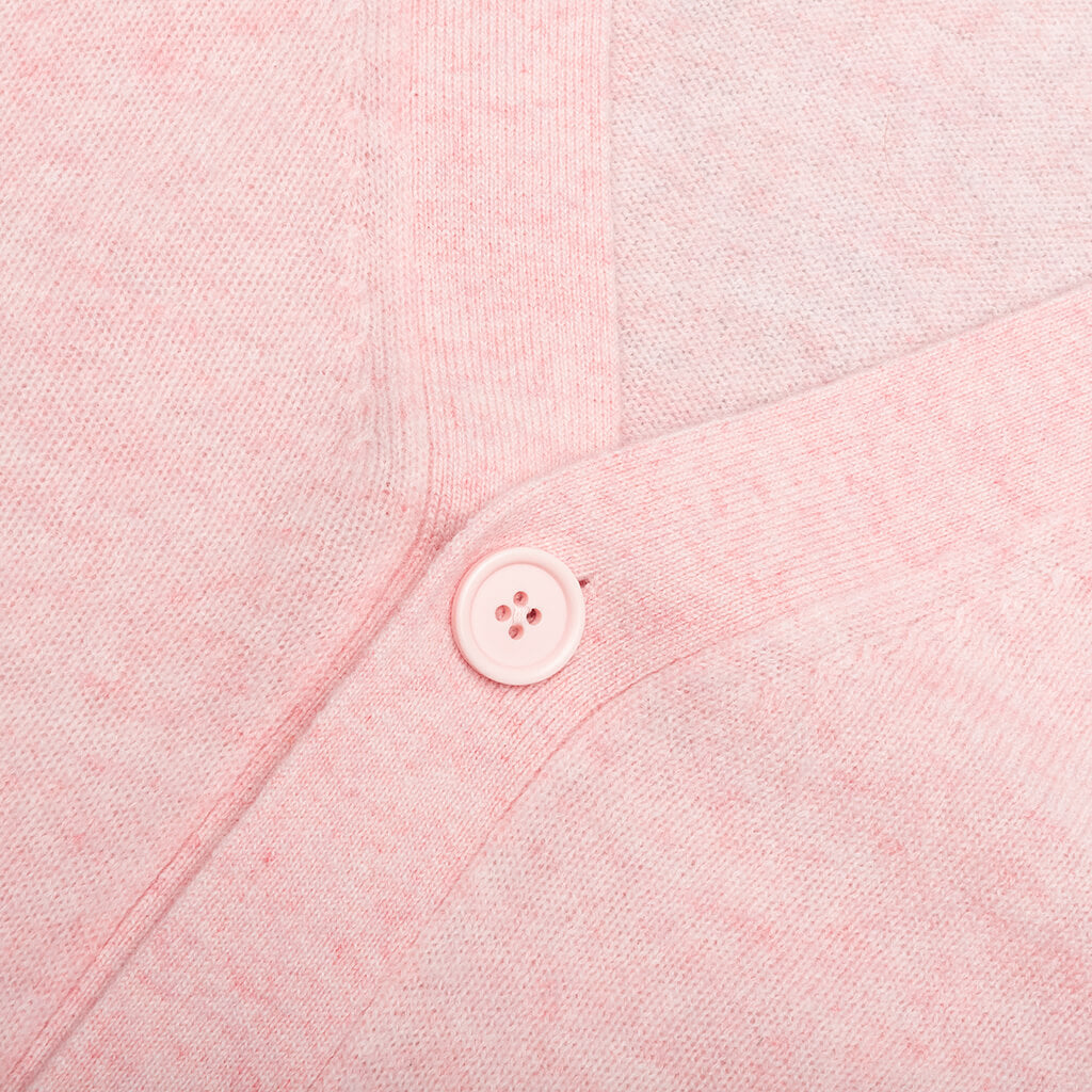 Wool Knit Cardigan - Faded Pink/Melange, , large image number null