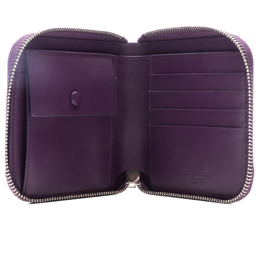 Zipped Wallet - Violet Purple
