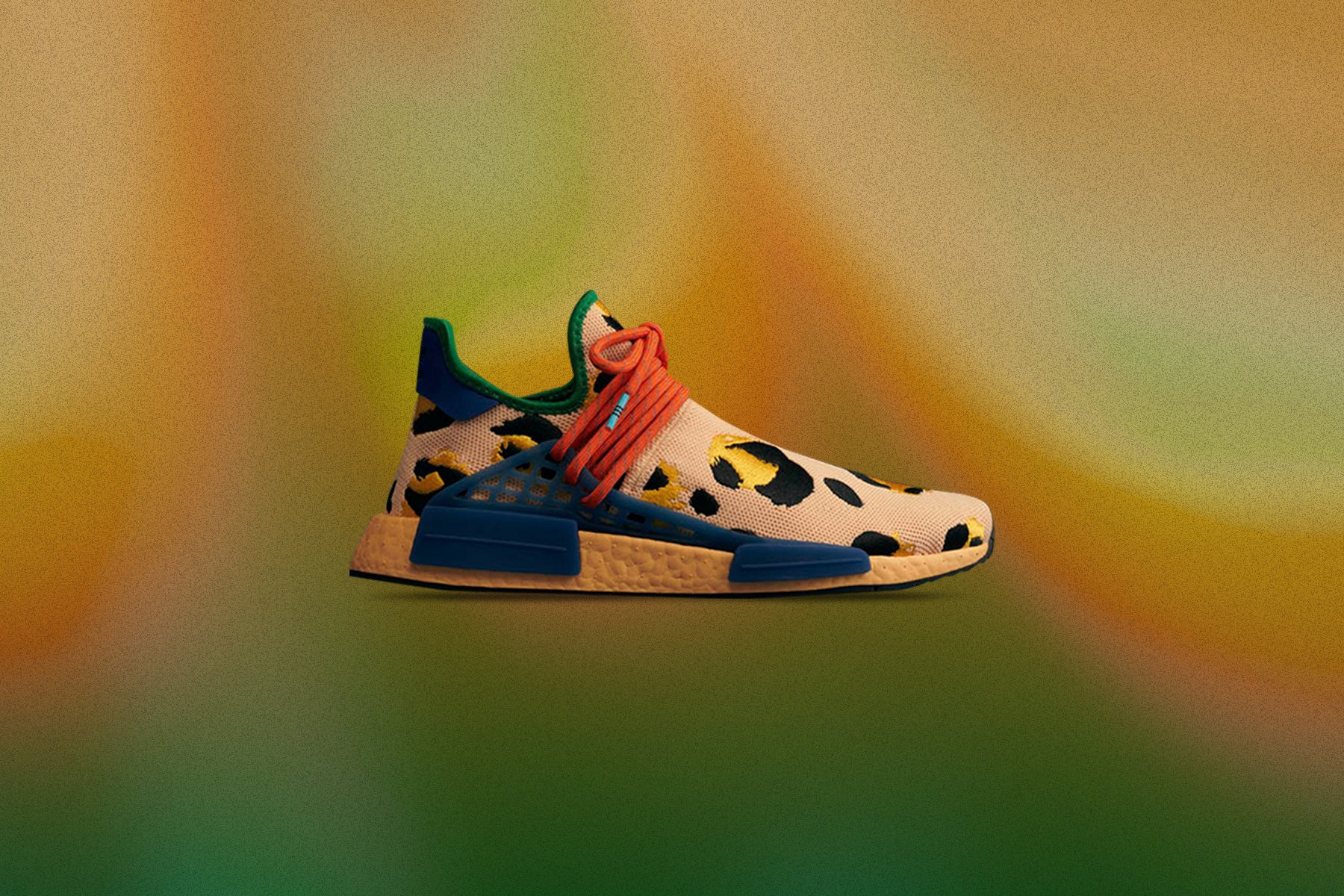 Adidas Originals x Pharrell Williams Hu NMD - Pulamb/Bold Gold/Core Black, , large image number null