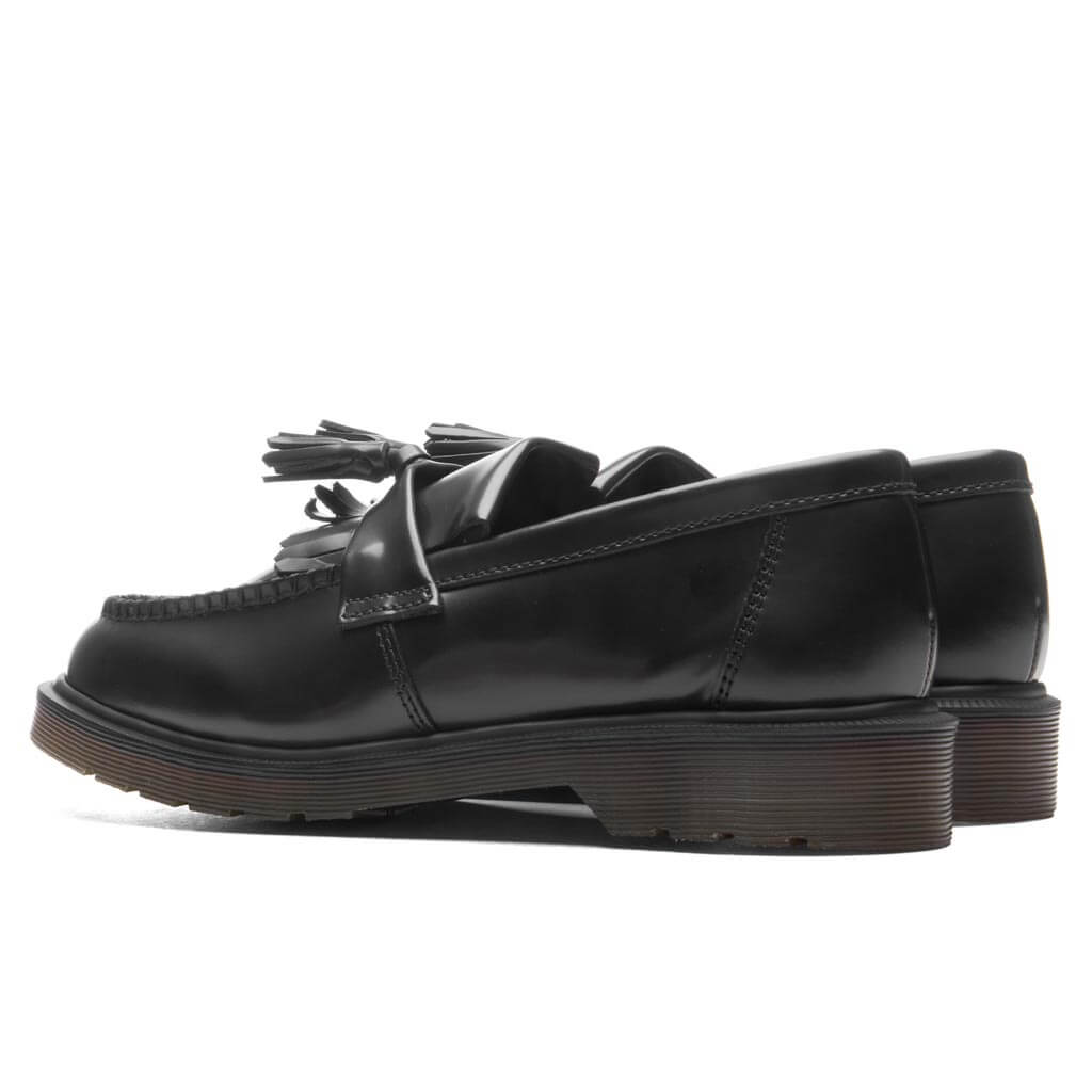 Adrian Smooth Leather Tassel Loafer - Black, , large image number null