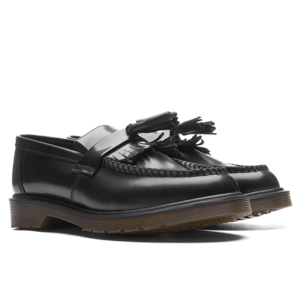 Adrian Smooth Leather Tassel Loafer - Black, , large image number null