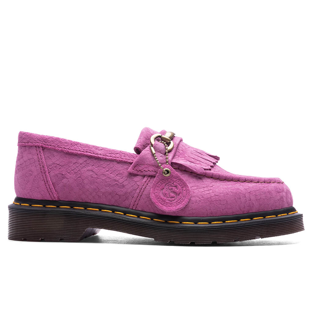 Adrian Snaffle Smooth Leather Kiltie Loafers - Thrift Pink