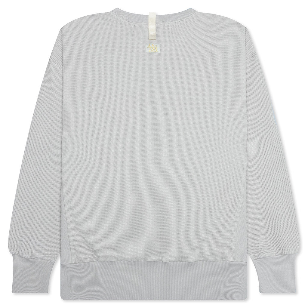 Waffle Crewneck - Jasper Grey