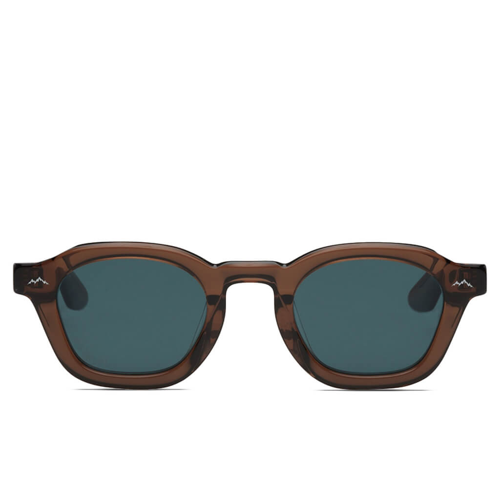 Afield Out x Akila Logos Sunglasses - Brown/Teal