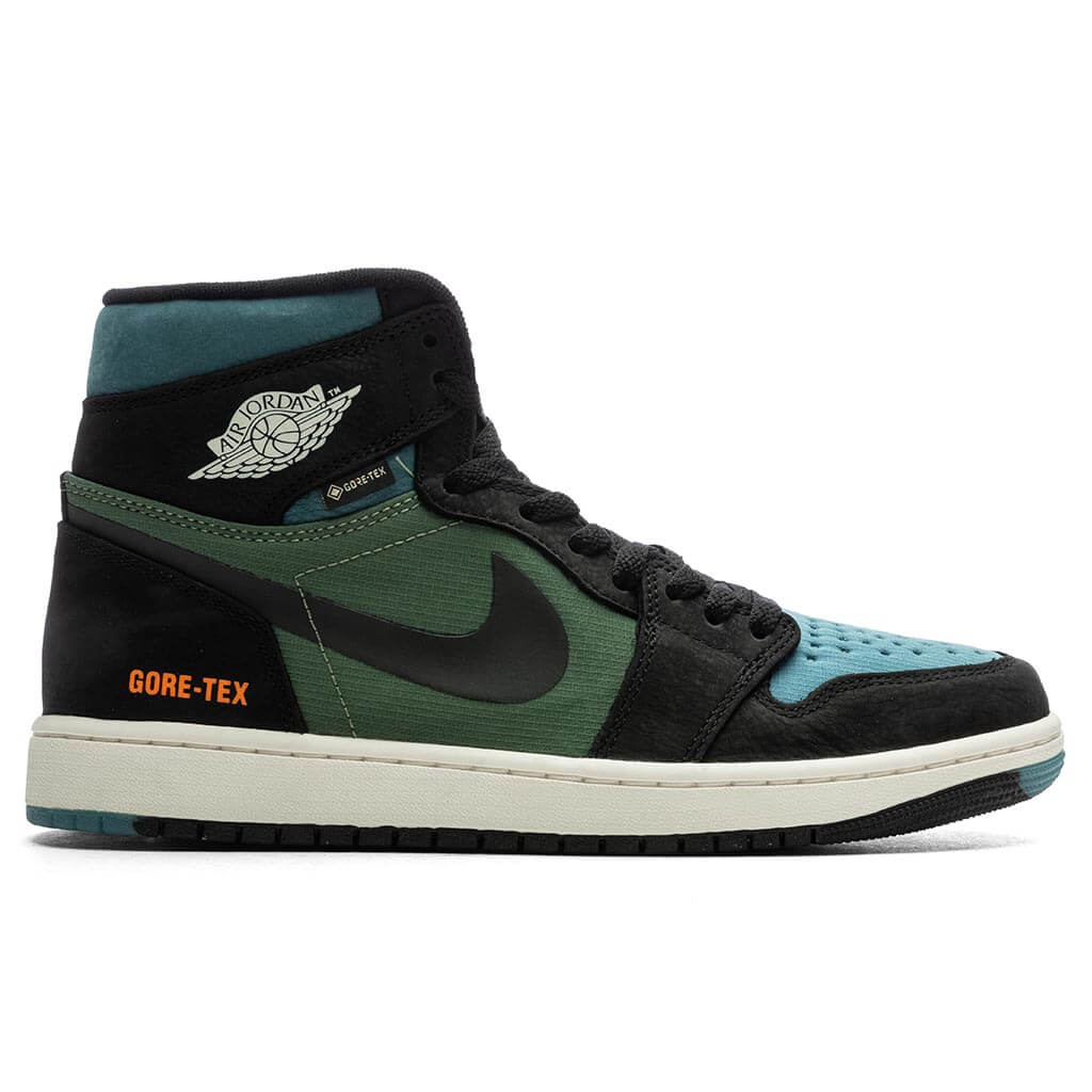 Air Jordan 1 Element 'Black Olive'- Black/Sky J Light Olive/Bright Mandarin, , large image number null