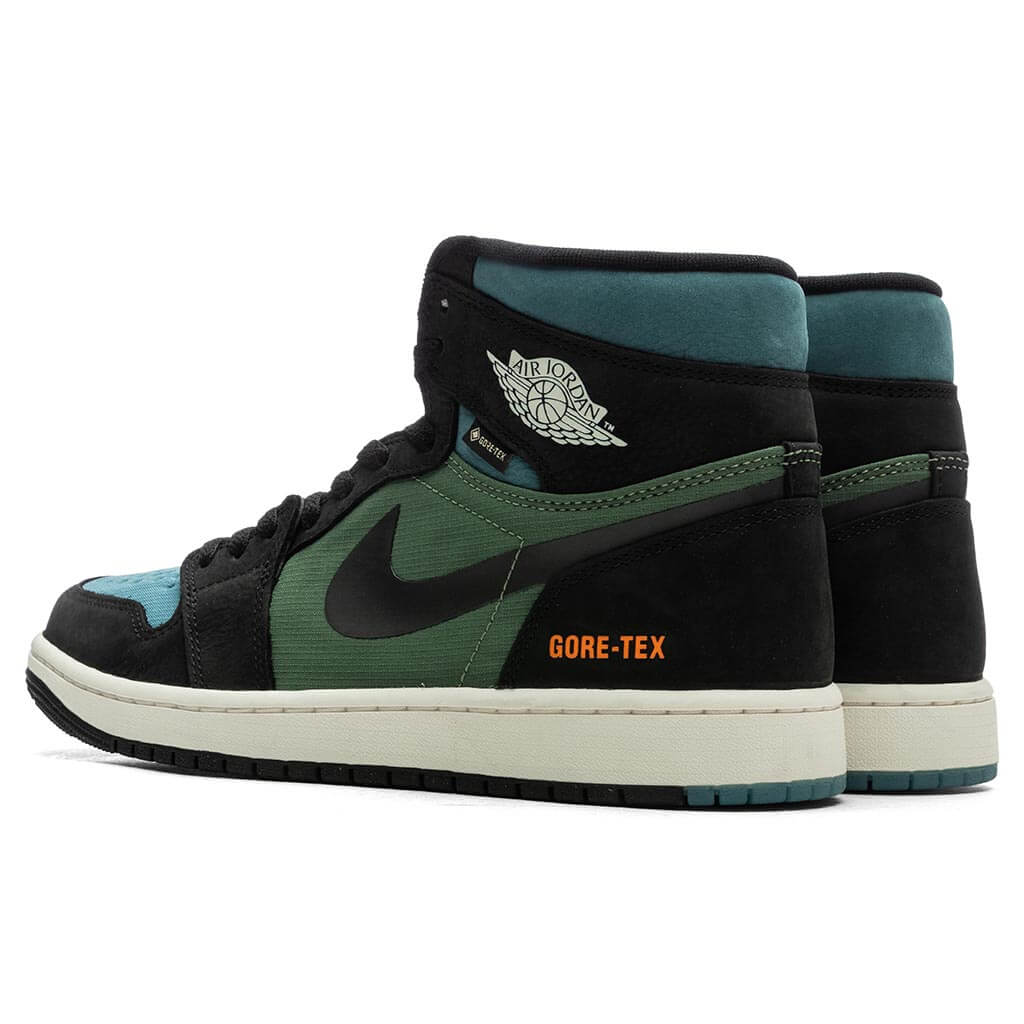 Air Jordan 1 Element 'Black Olive'- Black/Sky J Light Olive/Bright Mandarin, , large image number null