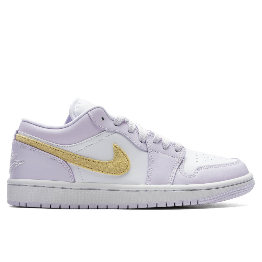 Air Jordan 1 Low Women's - Barely Grape/Lemon Wash/White