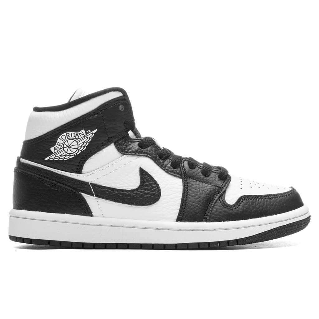 Air Jordan 1 Mid SE Women's - White/Black/White