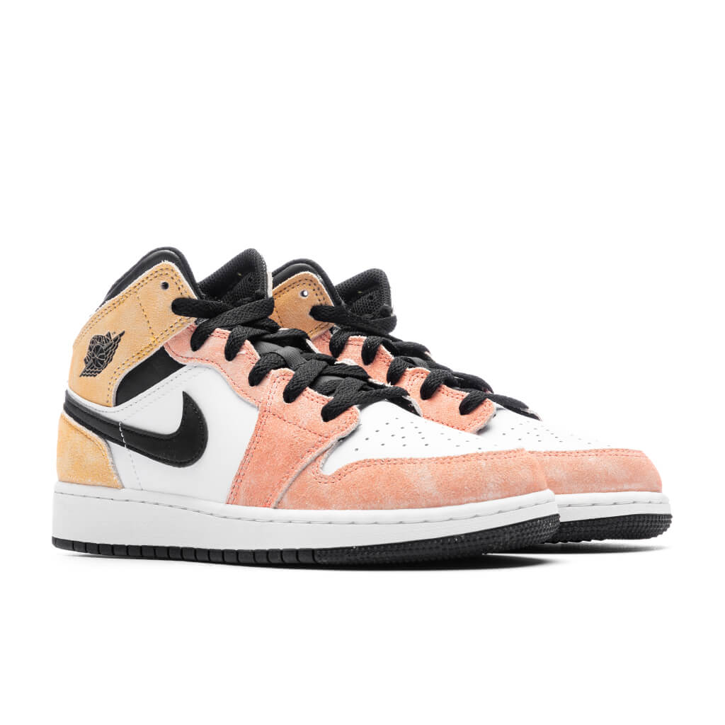 Jordan 1 Mid SE (GS) - Magic Ember/Sundial/White, , large image number null