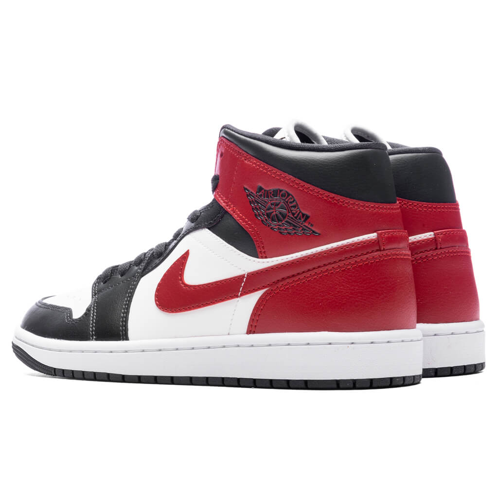 Air Jordan 1 Mid Women's - Sail/Gym Red/Off Noir, , large image number null