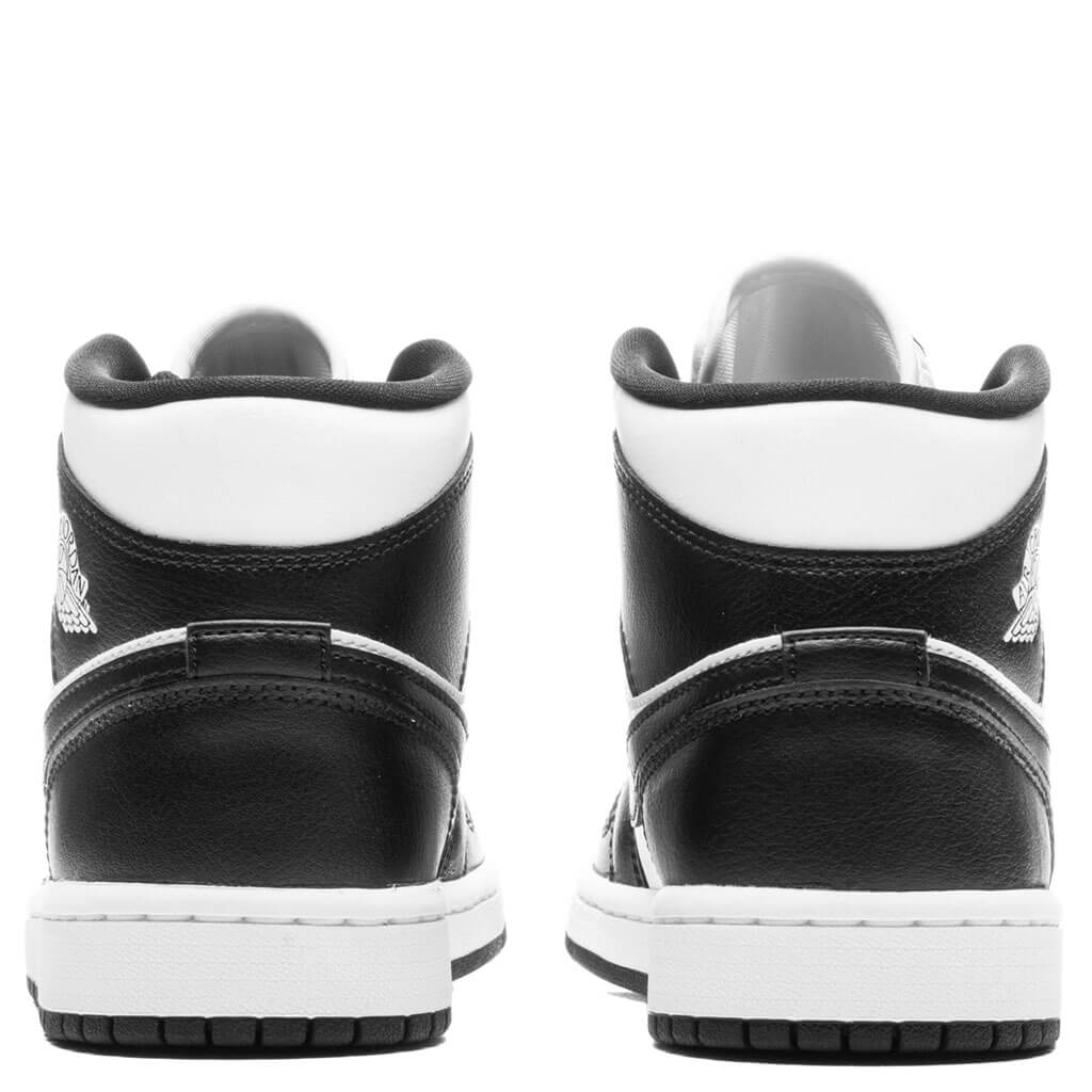 Air Jordan 1 Mid Women's - White/Black/White, , large image number null