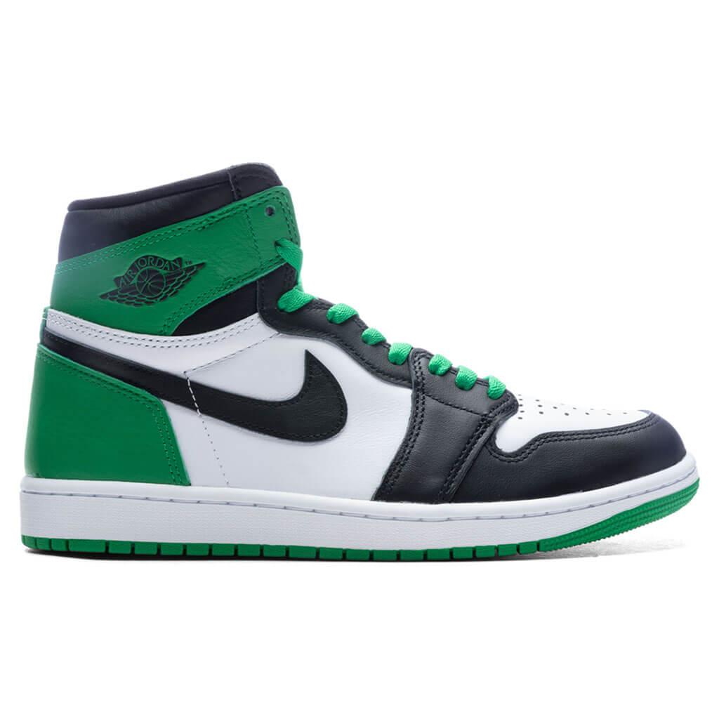 Air 1 Retro High OG - Black/Lucky Green/White