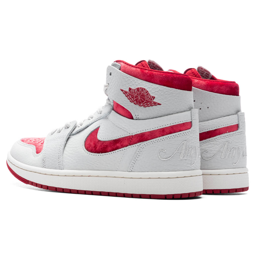 Air Jordan 1 Zoom CMFT 2 'Valentines Day' Women's - Summit White/Gym Red/Phantom, , large image number null