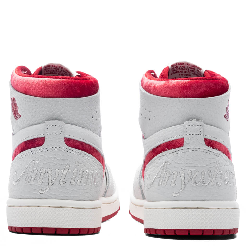Air Jordan 1 Zoom CMFT 2 'Valentines Day' Women's - Summit White/Gym Red/Phantom, , large image number null