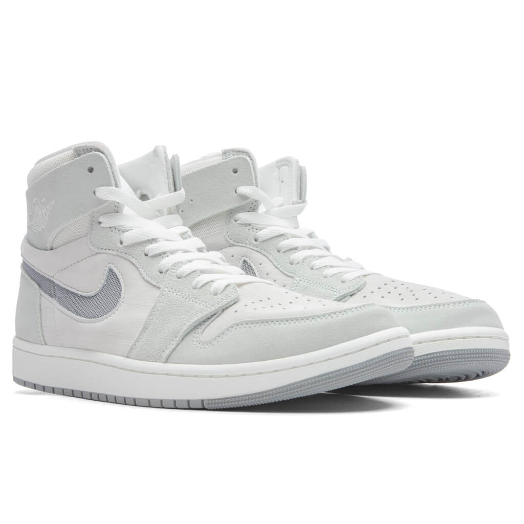 Air Jordan 1 Zoom CMFT 2 - Summit White/Particle Grey/Light Silver