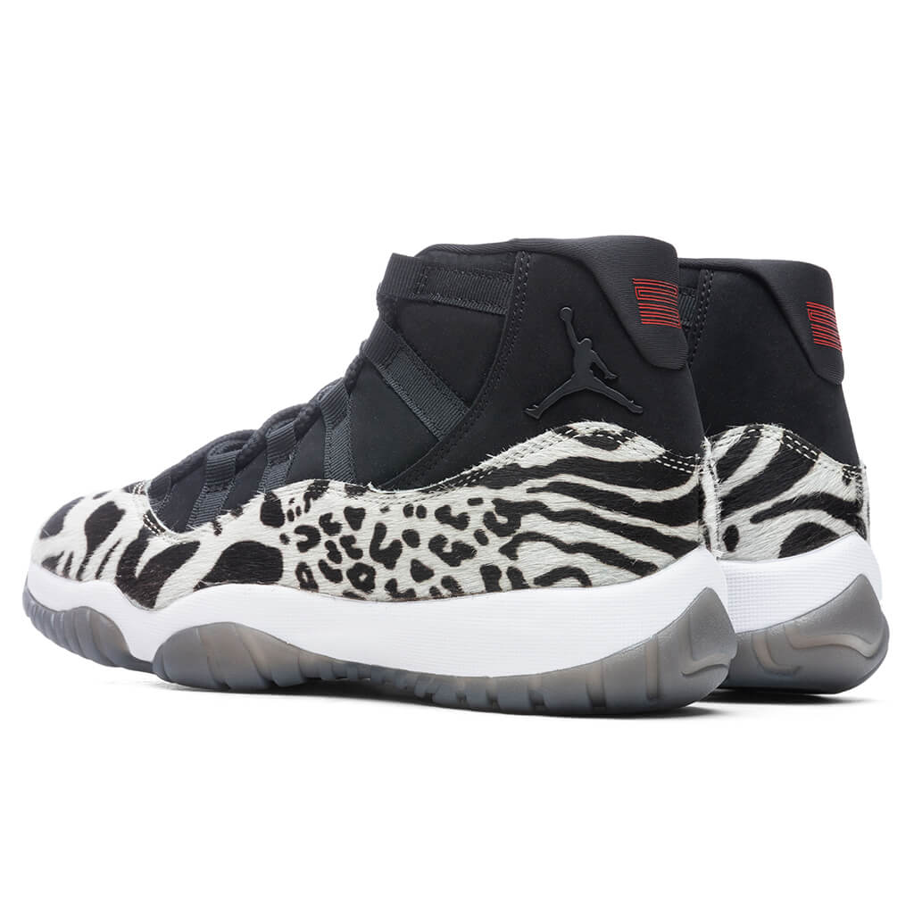 Air Jordan 11 Retro Women's "Animal Instinct" - Black/Gym Red, , large image number null