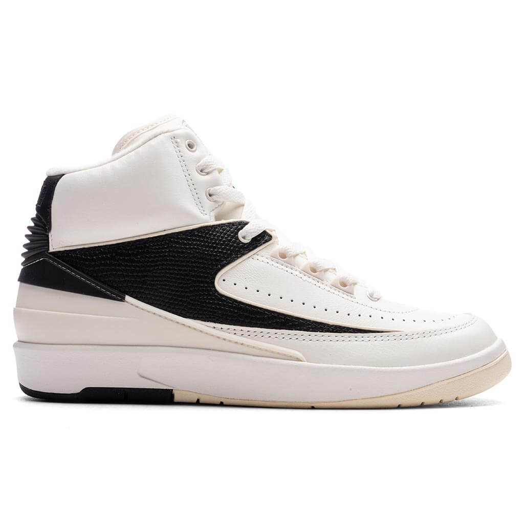 Women's Air Jordan 2 Retro - Sail/Coconut Milk/Black